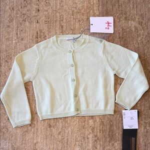 Il Gufo Light Green Kids Cardigan